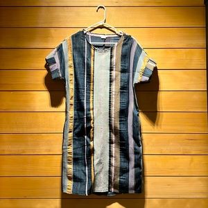 Anthropologie midi dress, multi color.